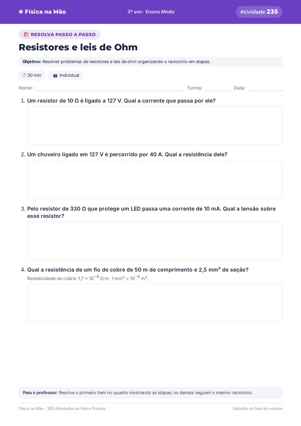 Leis de Ohm passo a passo